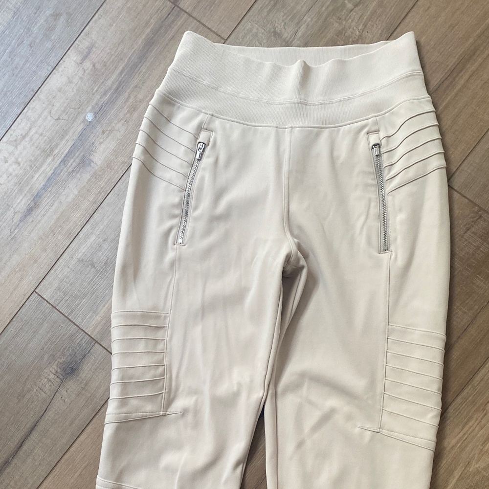 Athleta Venice Moto Jogger XS Cream